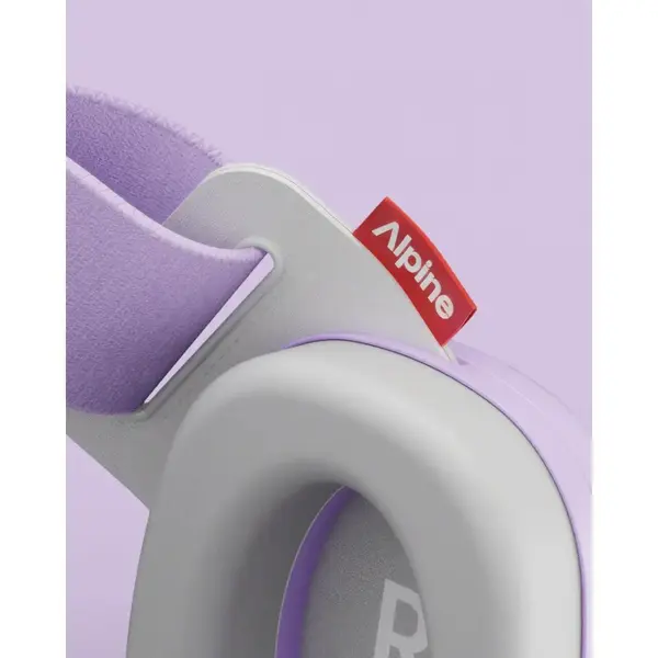 Casti antifonice pentru bebelusi si copii pana la 4 ani ofera protectie auditiva ALPINE Muffy Baby Dawn Purple ALP29765