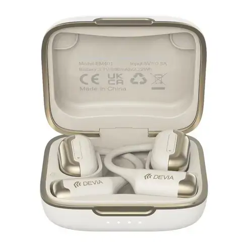 Casti Bluetooth Devia Open-Ear OWS Pro1 (Bej)