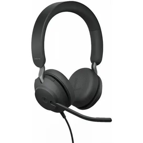 Casti Call Center Jabra Evolve2 40 SE, USB Type-C, Microfon, MS Stereo (Negru)