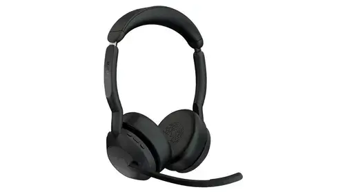 Casti Call Center Jabra Evolve2 55 Link380a, USB-A, MS, Stereo, Stand incarcare (Negru)