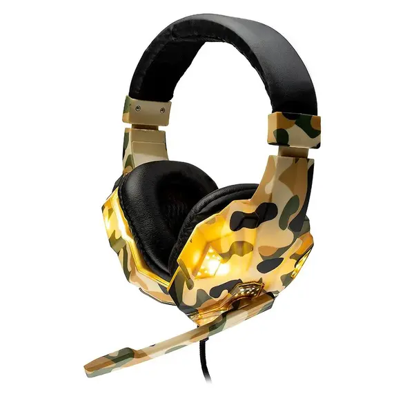 Casti cu micr. Spacer Gaming, camo, fir Casti cu micr. Spacer Gaming, camo, fir