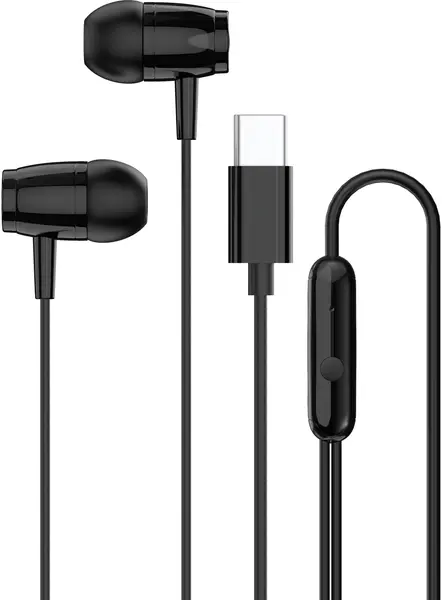 Căști cu microfon Canyon - SEP-5, USB-C, negru