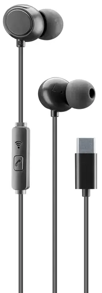 Căști cu microfon Cellularline - Cloud, negru