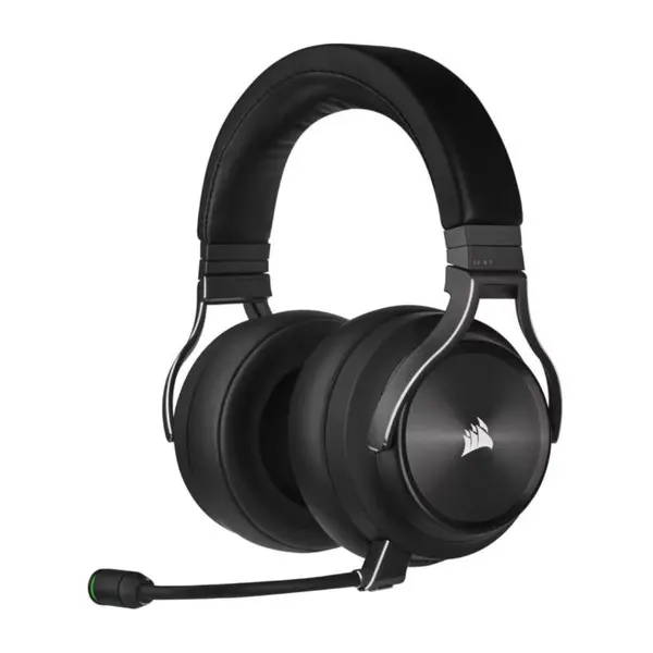 Casti cu microfon Corsair Virtuoso XT RGB WIRELESS, Multi-platform Gaming and Mobile, 20hz-40KHz, 32 ohm, 109db, driver 50mm, autonomie baterie de pana la 15 ore, negru