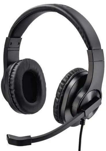 Căști cu microfon Hama - HS-P350, negre