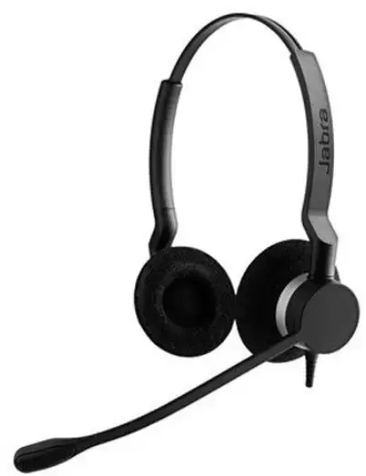 Casti cu microfon Jabra BIZ 2300 Duo Type 82E-STD (Negru)
