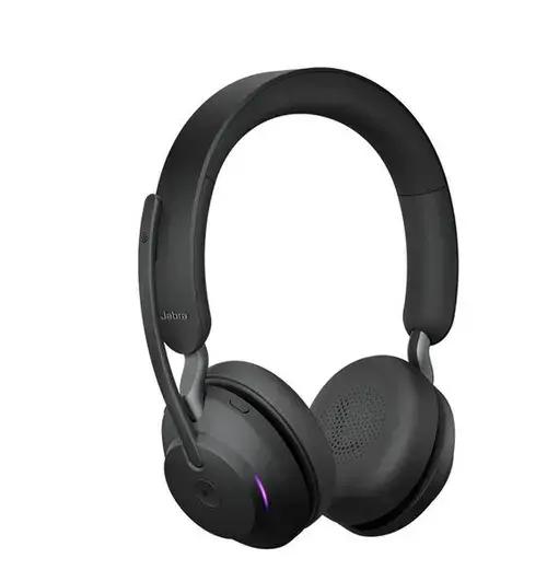 Casti cu microfon Jabra Evolve2 65 MS Stereo, USB Type-C (Negru)