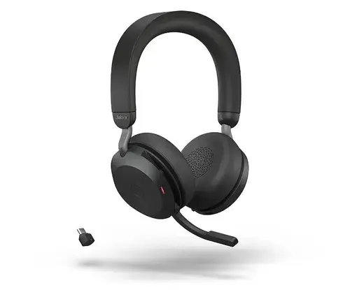 Casti cu Microfon Jabra Evolve2 75 UC Stereo, USB Type-C, Bluetooth (Negru)