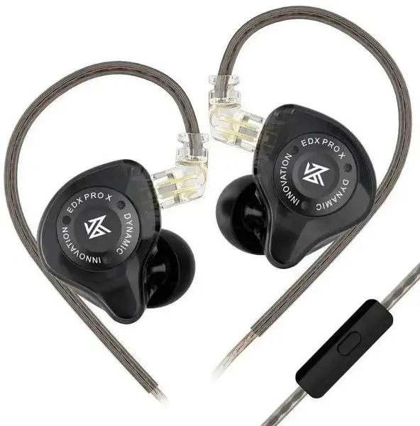 Căști cu microfon KZ – EDX Pro X, negre