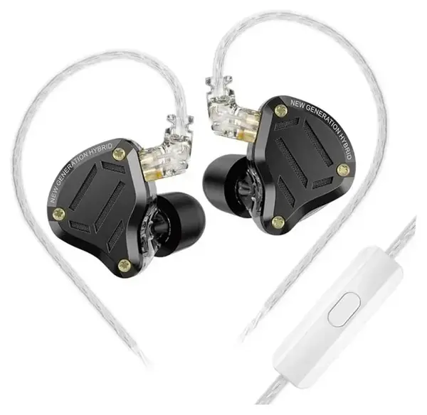 Căști cu microfon KZ – ZS10 PRO 2, negre