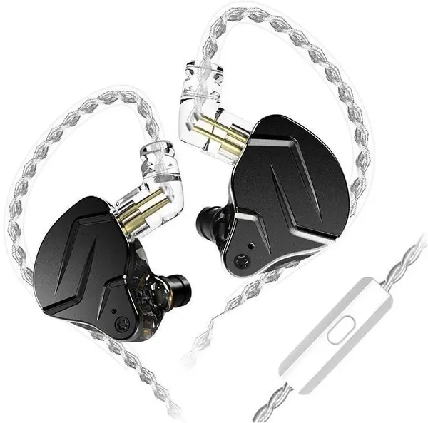 Căști cu microfon KZ – ZSN PRO X, negre
