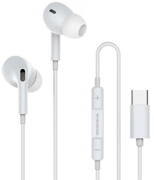 Căști cu microfon Riversong - Melody T1+, alb
