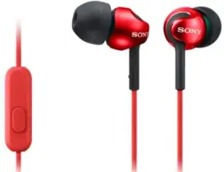 Casti cu microfon Sony MDR-EX110AP (Rosu)