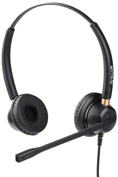 Căști cu microfon Tellur - Voice 520N, negre