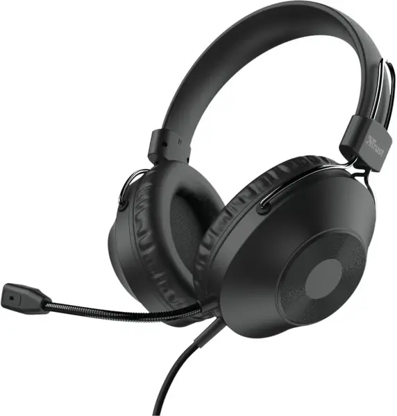 Căști cu microfon Trust - Ozo USB, negre