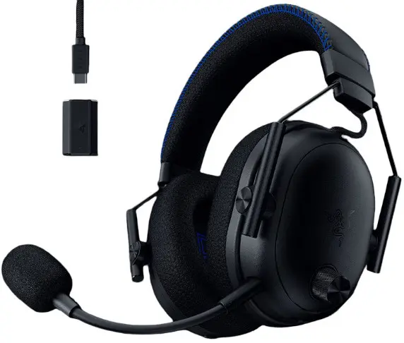 Căști de gaming Razer - BlackShark V3 Pro for PlayStation, fără fir, negru