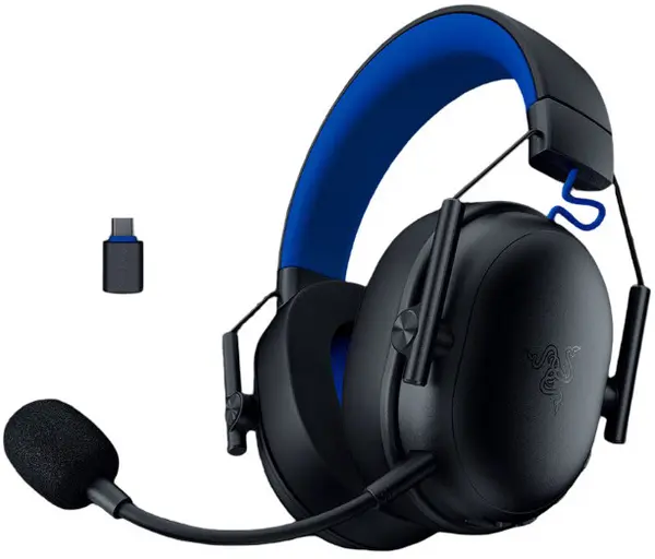 Căști de gaming Razer - BlackShark V3 X Hyperspeed for PlayStation, fără fir, negru