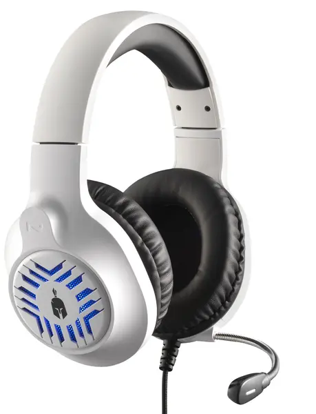 Căști de gaming Spartan Gear -Medusa, PC/PS/XBox/Switch, albe/negre