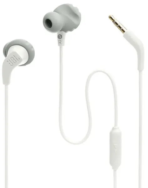 Căști de sport cu microfon JBL - Endurance Run 2, albe