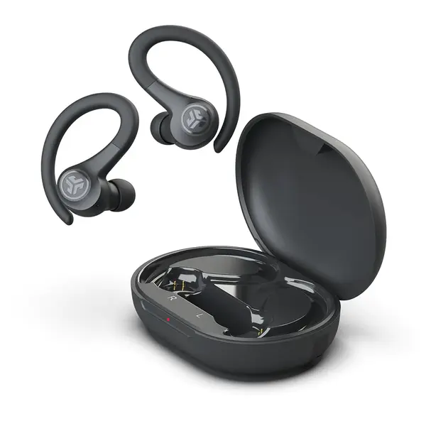 Căști de sport cu microfon JLab - Go Air Sport, TWS, gri
