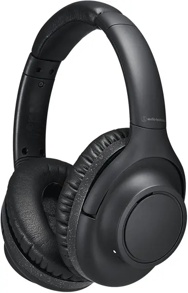 Căști fără fir cu microfon Audio-Technica - ATH-S300BT, ANC, negru
