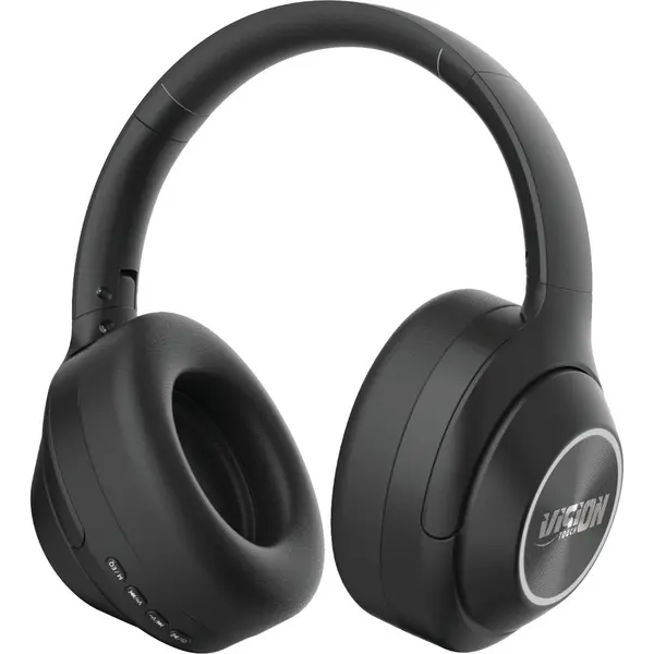Casti fara fir Over Ear Vision Touch, microfon, Bluetooth, negru, VHEAD01B