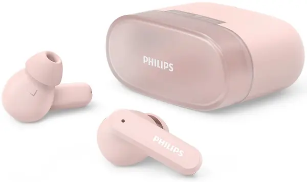 Căști fără fir Philips - TAT2000PK/00, TWS, ANC, roz