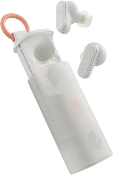 Căști fără fir Skullcandy - Dime Evo, TWS, Bone/Orange