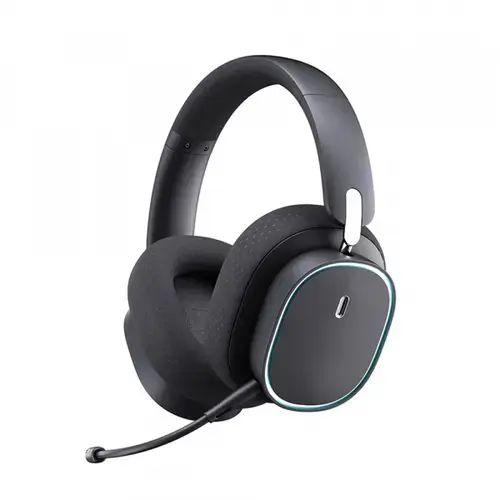 Casti Gaming Baseus AeQur GH02, iluminare RGB, Bluetooth, Wireless 2.4Ghz, Wired (Negru)