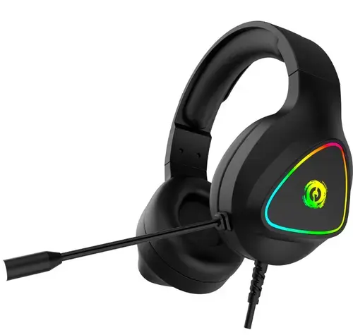 Casti gaming Canyon GH-6, Wired, USB, iluminare RGB (Negru)