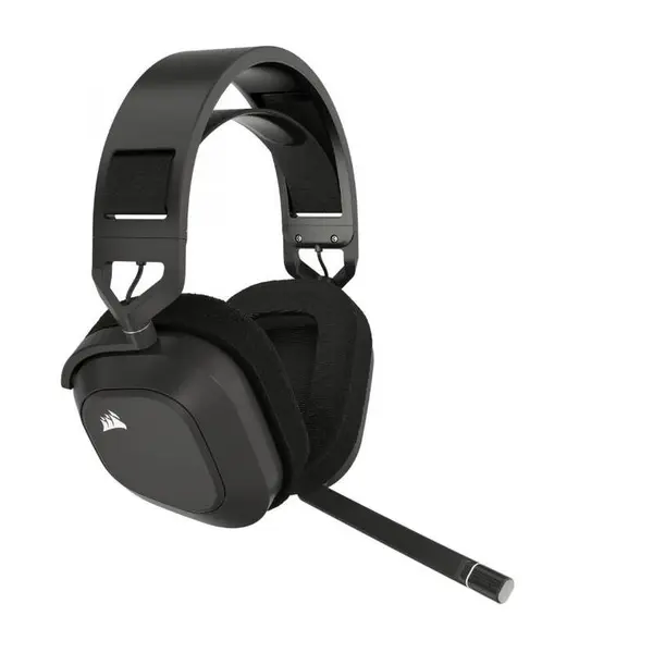 Casti Gaming Corsair HS80 Max, Wireless, Microfon, Multiplatforma, Steel Grey