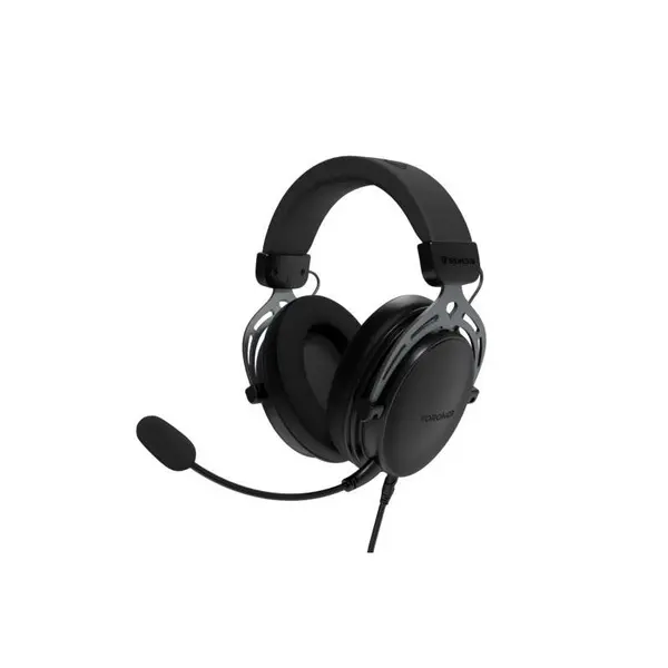Casti gaming cu fir Genesis Toron 531, Microfon detasabil, Negru