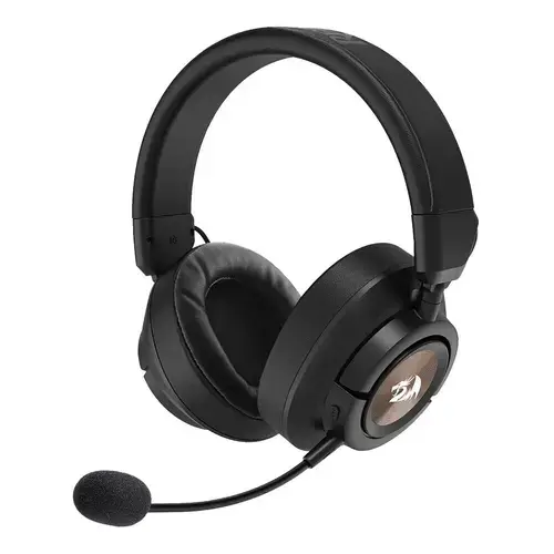 Casti gaming cu fir si wireless Redragon Spectra Pro, USB/USB Wireless/Bluetooth/Jack 3.5mm, Microfon, Negru