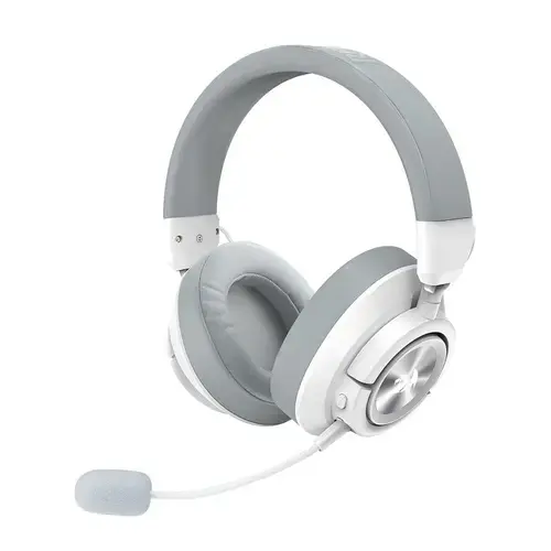 Casti gaming cu fir si wireless Redragon Spectra Pro, USB/USB Wireless/Bluetooth/Jack 3.5mm, Microfon, Alb