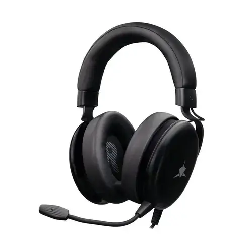 Casti Gaming cu fir White Shark ELEPHANT Over-Ear, Stereo, PC, PS4/5, MAC (Negru)