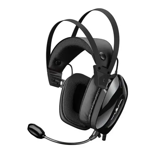 Casti Gaming cu fir White Shark GOTTAN Over-Ear, Stereo, PC, PS4/5, Xbox/MAC (Negru)