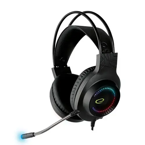 Casti gaming, Esperanza Courser, microfon, LED, USB 2.0 (Negru)