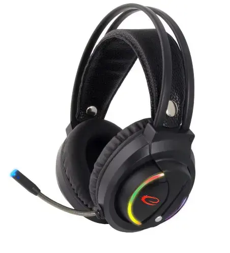 Casti Gaming Esperanza EGH470 NIGHTSHADE, iluminare LED RGB, microfon (Negru)