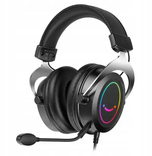 Casti gaming Fifine H3 AmpliGame, iluminare RGB, on-ear, USB, Negru