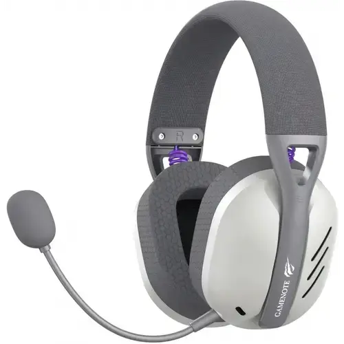 Casti Gaming HAVIT Fuxi-H3, Bluetooth, Wireless 2.4Ghz, Jack 3.5mm (Alb/Gri)
