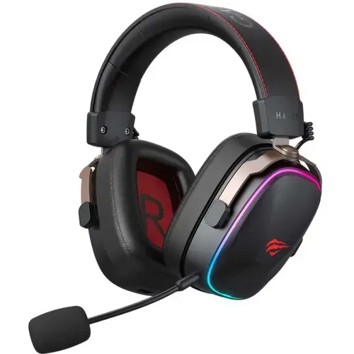Casti Gaming Havit H2039BG, Wired, Wireless 2.4Ghz, Bluetooth (Negru)