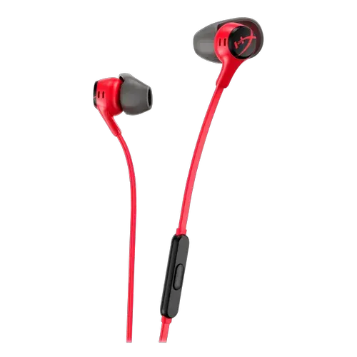 Casti Gaming In-Ear HyperX Cloud Earbuds II, Microfon, Multiplatforma (Rosu)