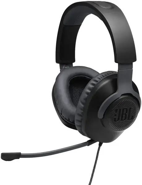 Casti Gaming JBL QUANTUM 100, Microfon (Negru)