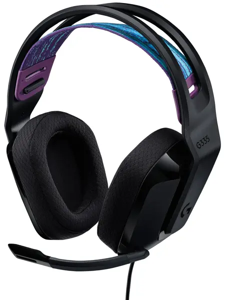 Căști gaming Logitech - G335, negre