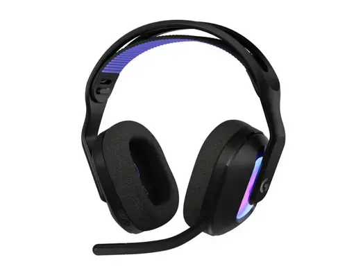 Casti Gaming Logitech G522 Lightspeed, Wireless, Bluetooth, USB, RGB (Negru)