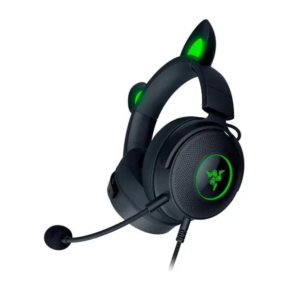 Casti gaming Razer Kraken Kitty Edition V2 Pro, 7.1 Surround, Negru