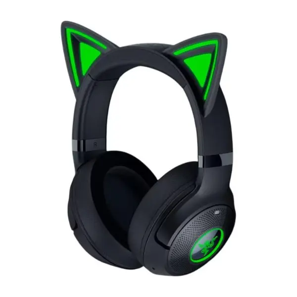 Casti gaming Razer Kraken Kitty V2 Quartz Edition, Wireless, Bluetooth, Negru