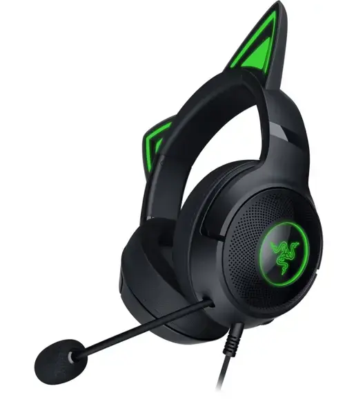 Casti gaming Razer Kraken Kitty V2, USB Type A (negru)