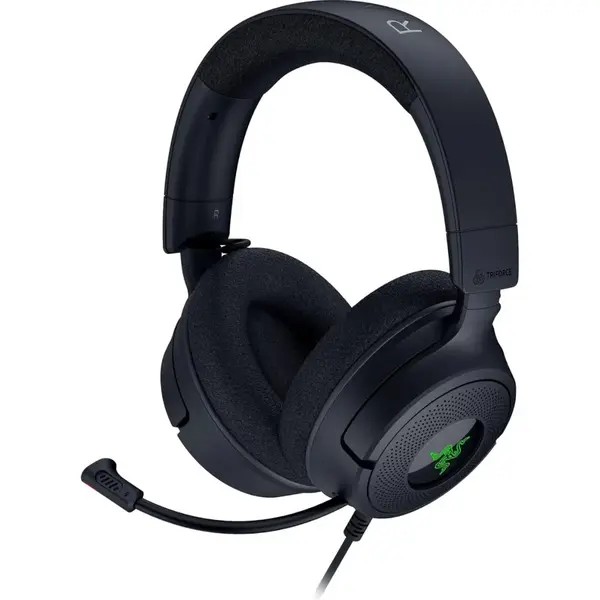 Casti gaming Razer Kraken V4 X, Wireless, Chroma RGB, Negru