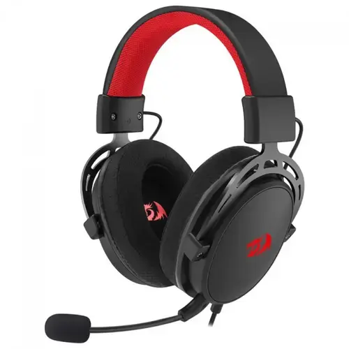 Casti Gaming Redragon Cragblade, Wired, Jack 3.5mm (Negru/Rosu)